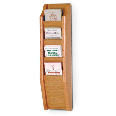 4 POCKET BROCHURE WALL RACK - Braeside Displays